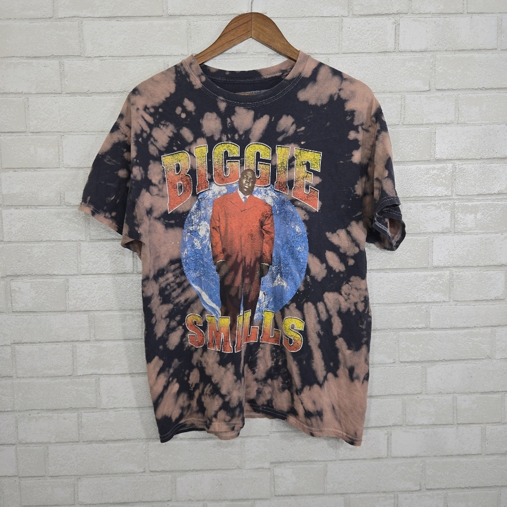 Biggie Smalls tye-dye graphic tee